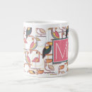 Search for tropical parrot mugs Flamingo