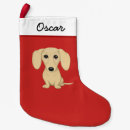 Search for cream christmas stockings Puppy