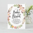 Search for floral wreath baby shower invitations Boho