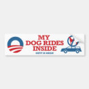 Search for mitt bumper stickers Dog