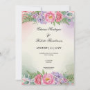 Search for purple pink hydrangea invitations Watercolor
