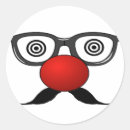 Search for red nose stickers Funny