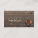 Search for violin business cards Musical