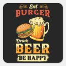 Search for funny burger stickers Humour