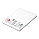 Search for holiday notepads Xmas