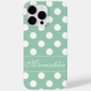 Search for mint green polka dots iphone cases Elegant