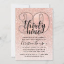 Search for 39th birthday invitations Gold