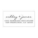 Search for contemporary rubber stamps Return address