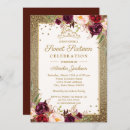 Search for fall sweet 16 invitations Floral
