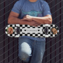 Search for black and white checkered skateboards Stylish
