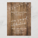 Search for rustic vow renewal invitations Barn wood