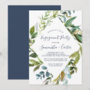 Search for wreath engagement party invitations Greenery