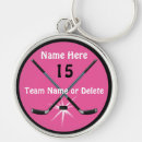 Search for hockey girl key rings Team