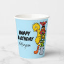 Search for big bird paper cups Oscar