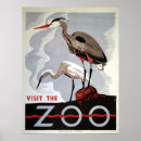 Search for vintage zoo posters Visit the zoo
