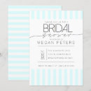 Search for mint bridal shower invitations Minimal