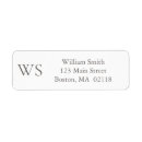 Search for two return address labels Classic