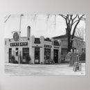 Search for old gas station posters Retro