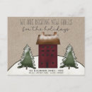 Search for new year new home postcards Rustic