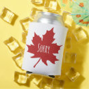 Search for canada day can coolers Red