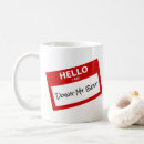 Search for name tag mugs Humour