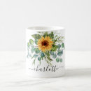 Search for yellow sunflower mugs Elegant