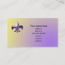 Search for mardi gras business cards Purple