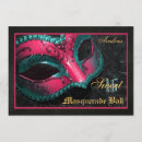 Search for pink masquerade party invitations Sixteen