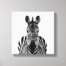 Search for african safari canvas prints Black and white