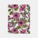 Search for hummingbird flowers blankets Floral