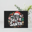 Search for selfie christmas cards Santa