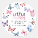 Search for pink and blue butterfly stickers Girly