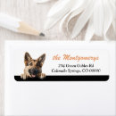 Search for black german shepherd return address labels Pet