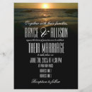 Search for black and white beach wedding invitations Gold