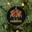 Search for mythical creature christmas decor Sasquatch