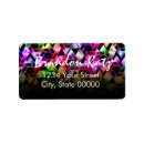 Search for purple damask return address labels Black