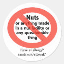 Search for no nuts stickers Peanut