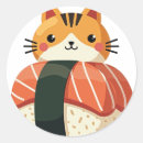 Search for cat sushi stickers Kawaii