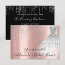 Search for silver bridal shower invitations Diamond