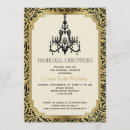 Search for chandelier bridal shower invitations Gold