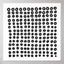 Search for monochromatic posters White