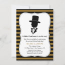 Search for tuxedo baby shower invitations Black