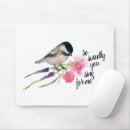 Search for chickadee mouse mats Watercolor