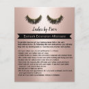 Search for lash extensions flyers Lashes