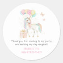 Search for cute rainbow unicorn stickers Girls birthday