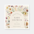 Search for floral baby shower napkins Garden