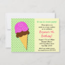 Search for ice cream social birthday invitations Cone
