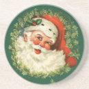 Search for santa sandstone coasters Green