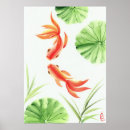 Search for two fish posters Red