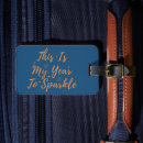 Search for new year luggage tags Celebration